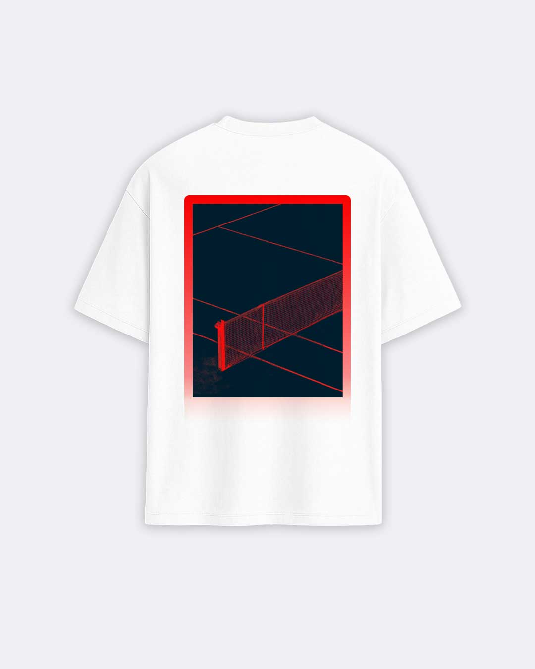 Tennis-T-Shirt Court Red