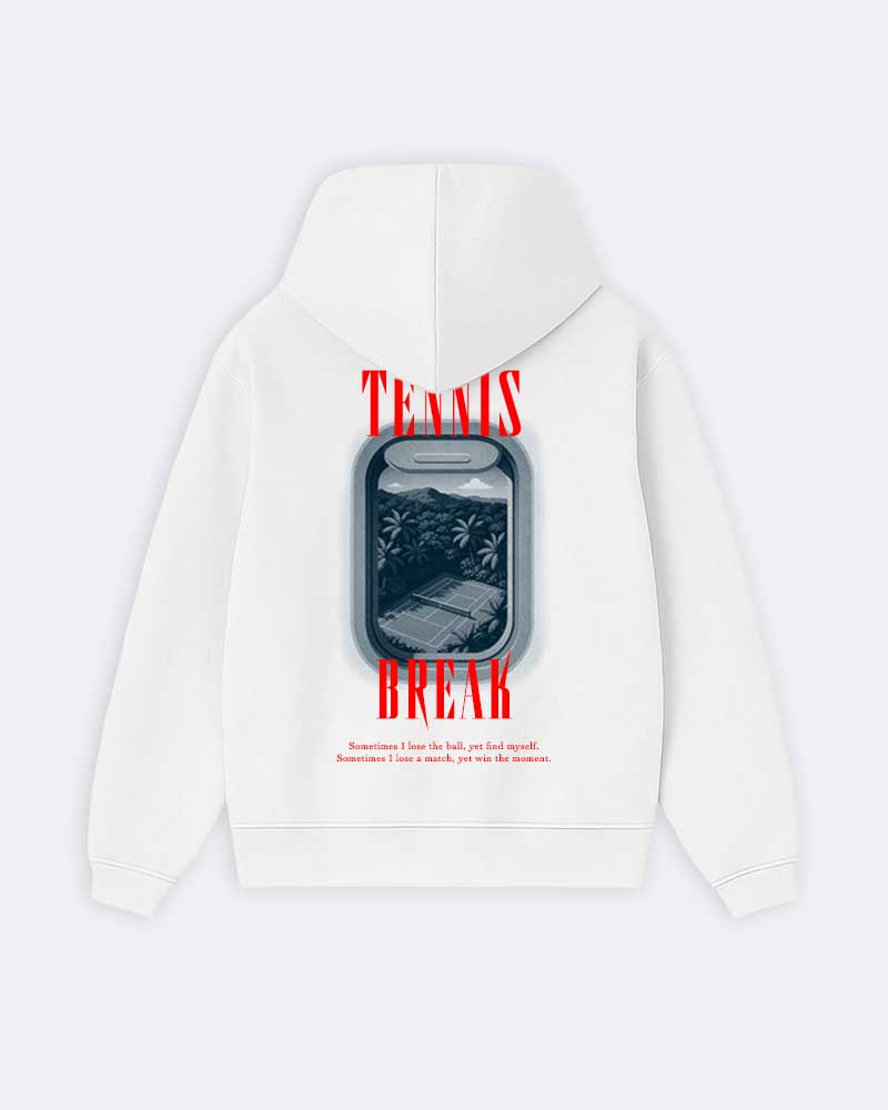 Tennis-Hoodie Flugzeug