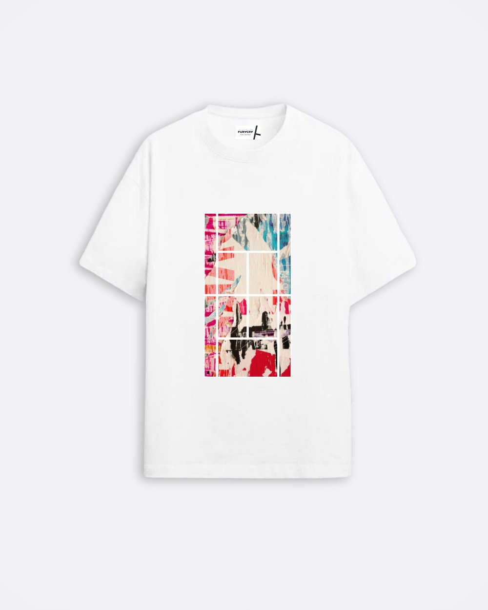 Court Life Graffiti T - Shirt - FURYCRY® | Tennis Streetwear