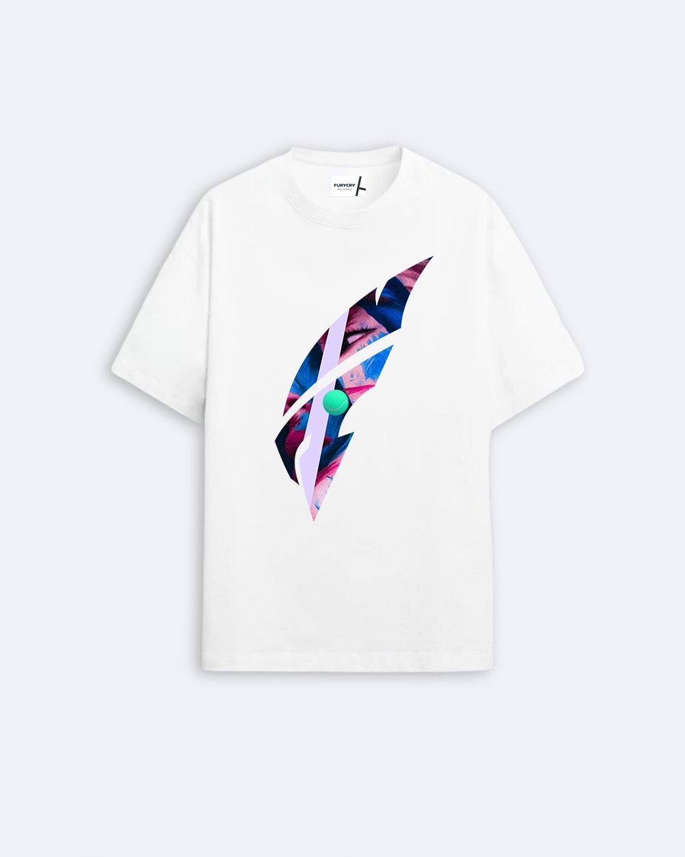 Line Romance Urban Neon T - Shirt - FURYCRY® | Tennis Streetwear