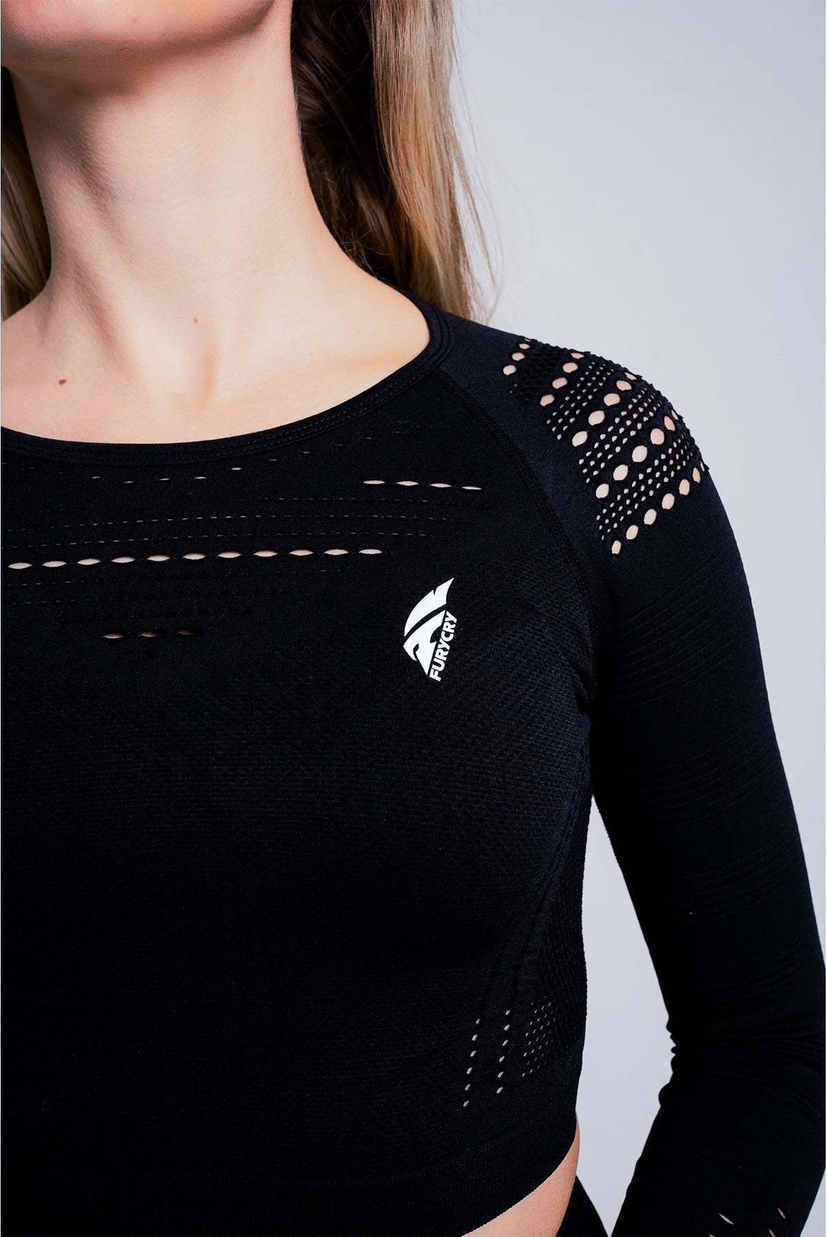 Epic Crop Top Schwarz - FURYCRY® | Tennis - Performance - Streetwear