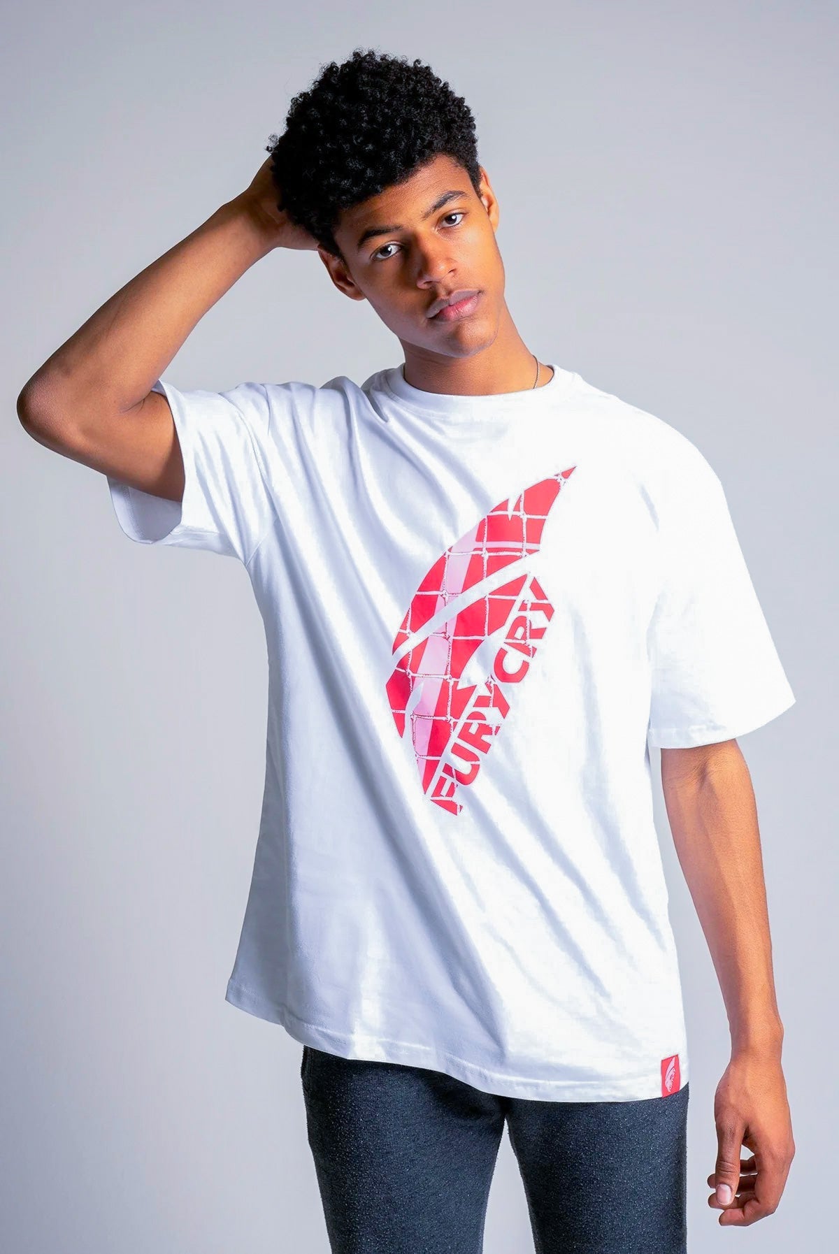 Oversized T-Shirt Weiss - FURYCRY® | Tennis - Performance - Streetwear