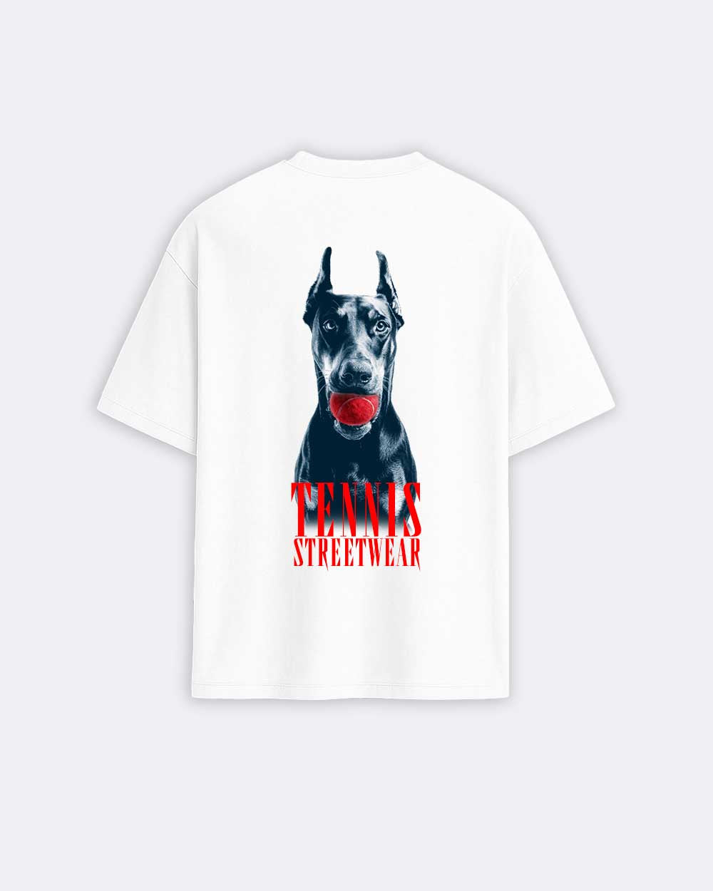 Tennis-T-Shirt Dobermann