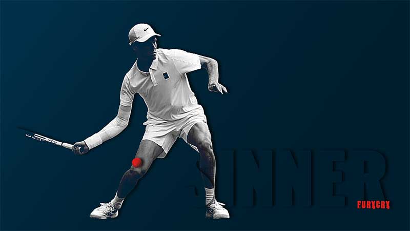 Tennis-Hintergrundbild Jannik Sinner