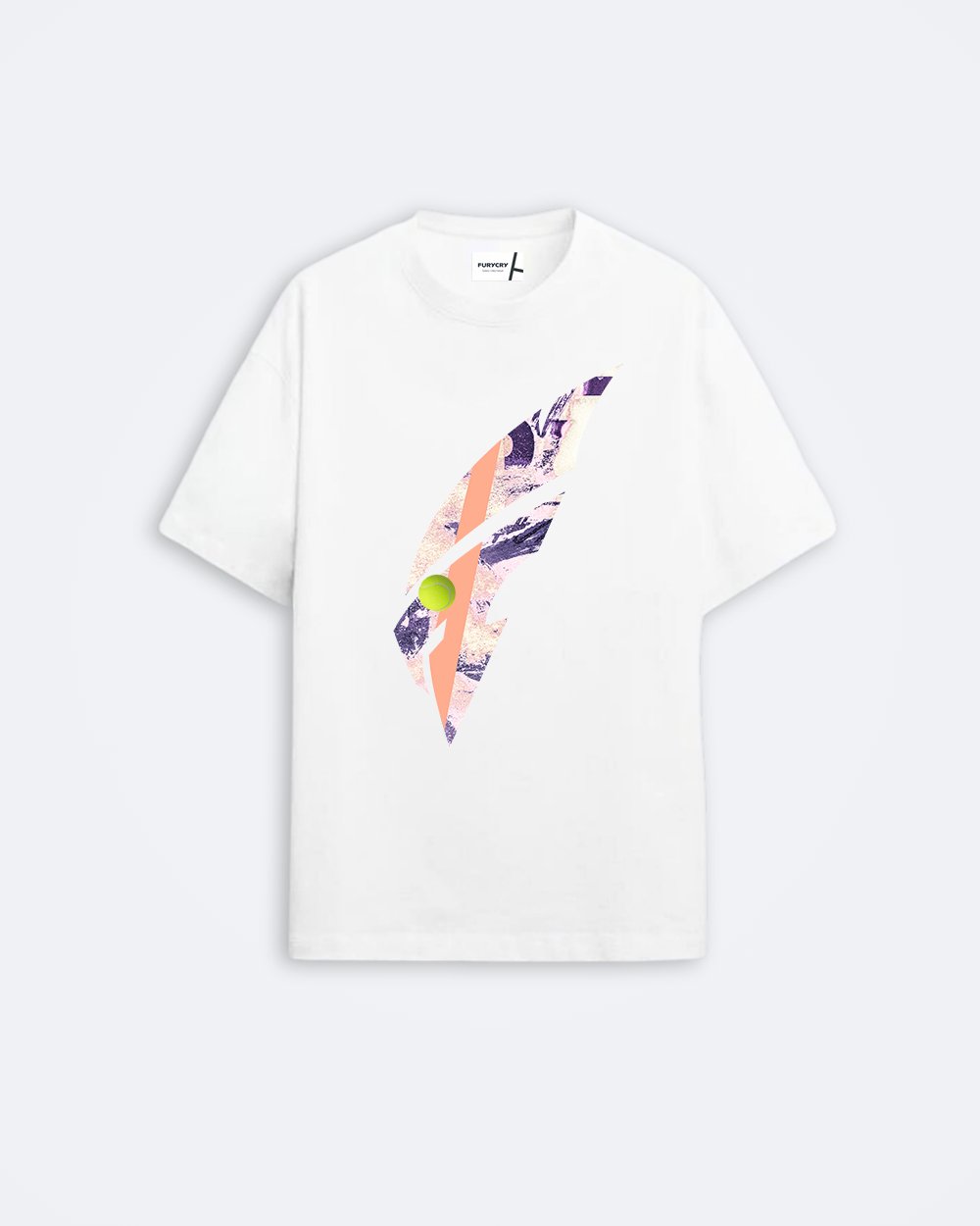 Line Romance Graffiti T - Shirt - FURYCRY® | Tennis Streetwear