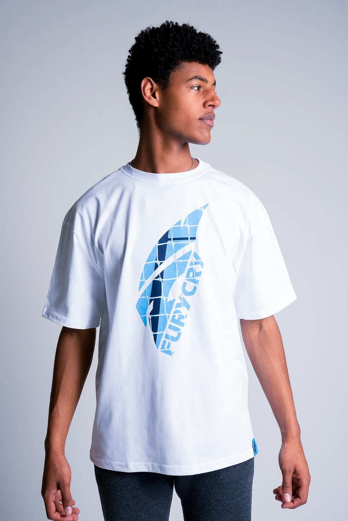 Oversized T-Shirt Weiss - FURYCRY® | Tennis - Performance - Streetwear