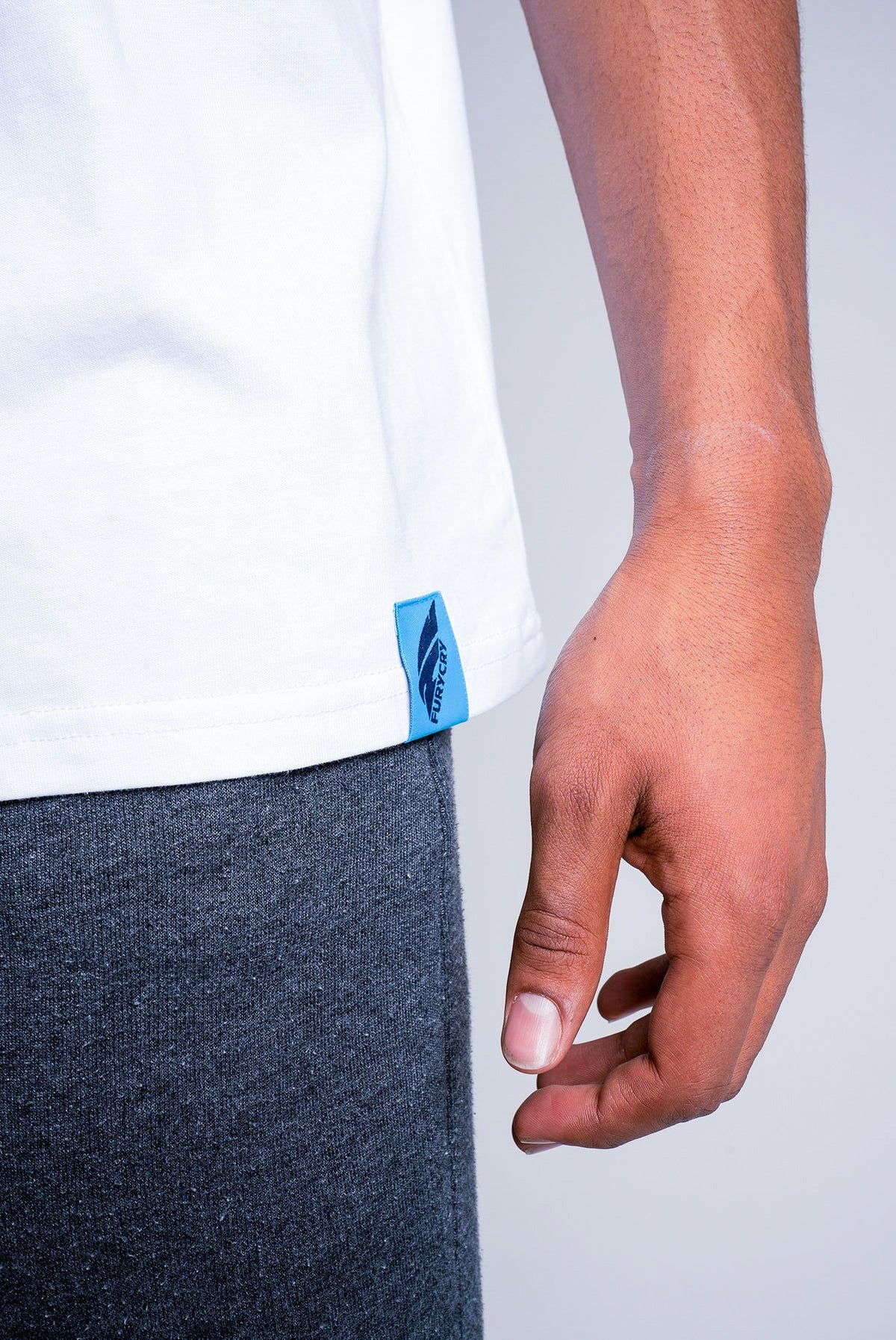 Oversized T-Shirt Weiss - FURYCRY® | Tennis - Performance - Streetwear